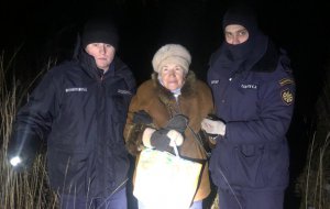 Спасатели вывели из леса заблудившуюся 84-летнюю женщину
